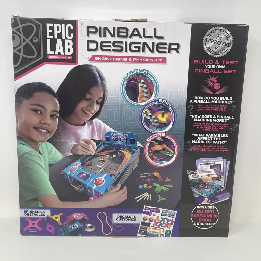 Lot 3 New‎ Steam Toys Science Physics Space Pinball Designer Kit
